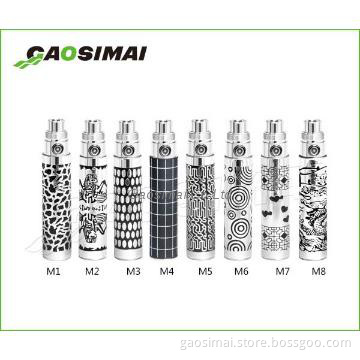 e-cigarette ego series ego K Battery,Carved with Different Designs